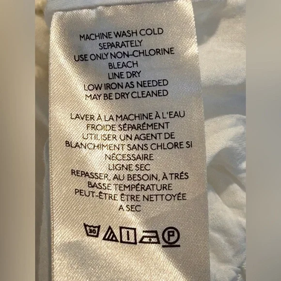 Free People Ivory Blouse with Navy Embroidery - Picture 11 of 11